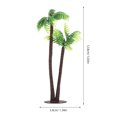 thumbnail image 2 of BEADCEST 36pcs Artificial Palm Tree Indoor Plastic Microlandscape Figurine for Friends Family, 2 of 6