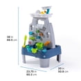 thumbnail image 4 of Step2 Misting Mountain & Waterfall Water Table with 21-Piece Accessory Set, Plastic, Ages 18 Months–5 Years, Gray, 4 of 10