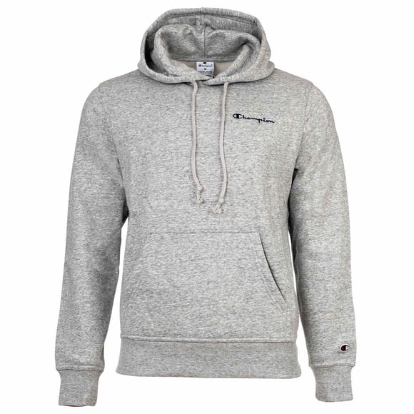 Champion Men Hooded Sweatshirt - Hooded Sweatshirt, Heavy Soft, Fleece, Embroidered Logo Light grey M (Medium)