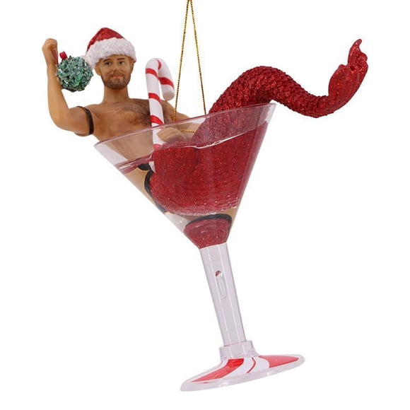 Merman Ornament Christmas Pendant Christmas Tree Acrylic Pendant Christmas Tree Decoration Navidad Decorations For Home
