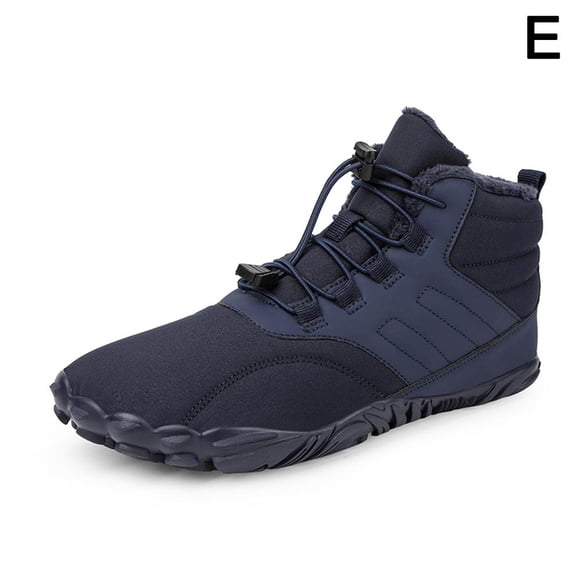 DTREELS Size 47 High snow boots Winter Men Boots With Fur Warm Snow Men New Casual Work Sneakers Leather Waterproof Shoes hike footwear Hiking hike winter snow insulated running whitin minimalist