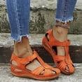 thumbnail image 1 of Babysbule Sandales pour Femmes Mode Sandales à Enfiler Ajourées Confortables Sandales à Talon Compensé Plage Chaussures Décontractées, 1 of 9