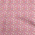 thumbnail image 1 of oneOone Georgette Viscose Pastel Red Fabric Mask Craft Projects Decor Fabric Printed By The Yard 42 Inch Wide, 1 of 5