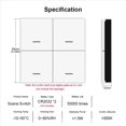 thumbnail image 3 of 4X Tuya ZigBee Smart Scene Switch 4 Gang Smart Switch 12 Scene Switch Push Button Controller Supports Home Assistant, 3 of 7