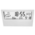 thumbnail image 4 of LCD Clock Electronic Clock Thermometer Hygrometer Digital Display Display Digital LED Clock LED Clock LED Clock with Press Button Switch for Home Office, 4 of 8