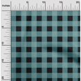 thumbnail image 1 of oneOone Polyester Lycra Fabric Gingham Check Print Sewing Fabric BTY 56 Inch Wide, 1 of 4