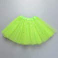 thumbnail image 4 of Girls Tutu Skirt Layered Star Sequins Princess Performance Dance Dress for 3-9 Years, 4 of 4