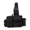 thumbnail image 2 of Almencla Sac de Pêche Porte-Tringle Étui de Transport Sac Sac de Poitrine pour Hommes Femmes Randonnée Taille g L Noir, 2 of 8