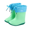 thumbnail image 2 of JDQJBZ Toddler Rain Boots Solid Color Washable Lining Non Slip Waterproof Kids Outdoor, 2 of 3