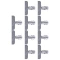 thumbnail image 1 of Pince à Nourriture en Acier Inoxydable,10pcs Sac Clips en Acier Inoxydable Alimentaire Clips Sacs Alimentaires Clips Frappant Apparence, 1 of 8