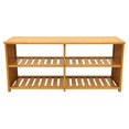 thumbnail image 2 of Oceanstar BSB1774 Oceanstar 10-Pair Bamboo Entryway Storage Bench, 2 of 2