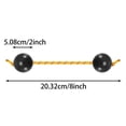 thumbnail image 2 of Aslatuas Shaker Kashaka Rythmique - Matériau ABS, Corde Réglable & Portable - Instrument de Percussion pour Fêtes/classes, 2 of 4