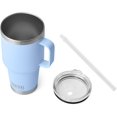 thumbnail image 4 of YETI Rambler Tasse à Paille 35 oz, Isolée sous Vide, Acier Inoxydable, Grand Bleu Ciel, 4 of 8