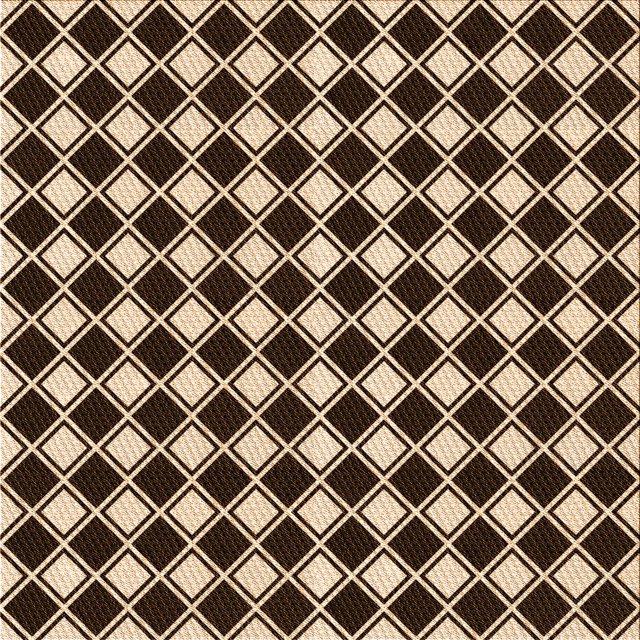 Ahgly Company Tapis d'Intérieur Lavable en Machine Carré Transitionnel Noir Brun, 4 Pieds Carré