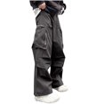 thumbnail image 2 of LOVZFMLL Women's Jumpsuit, Solid Color Off Shoulder Short Sleeve Loose Jumpsuit Gray, 2XL, 2 of 9