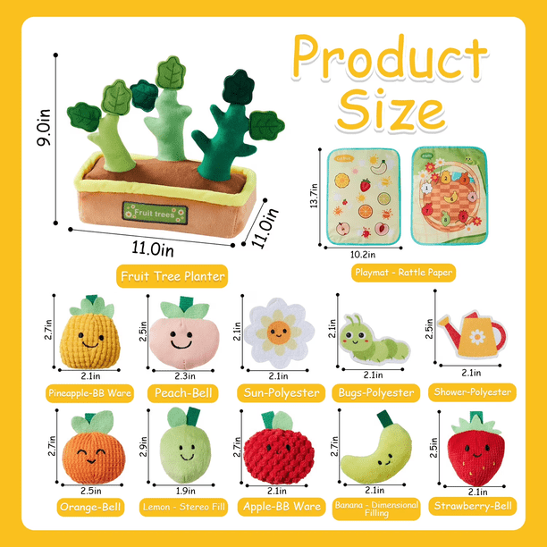 Montessori Jouet pour bébé à partir de 6 à 12 mois – Ensemble de ferme souple avec 6 animaux, hochet et miroir – Jouet sensoriel éducatif pour enfants de 1 à 3 Montessori Jouet pour bébé à partir de 6 à 12 mois – Ensemble de ferme souple avec 6 animaux, hochet et miroir – Jouet sensoriel éducatif pour enfants de 1 à 3