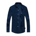 thumbnail image 2 of Mens Corduroy Shirt Button Down Long Sleeve Ribbed Fall Tops Slim Fit Casual Warm Shirts, 2 of 7