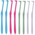 thumbnail image 1 of 8 Pcs Brosses à Dents Orthodontiques, Brosse Interdentaire Brosse à Dents pour Gencives Brosses pour Dents Souples Brosse à Touffes Dentaires Brosse Compacte pour Interstice Appareils Orthodontiques Brosse à Dents de Sagesse, 1 of 7