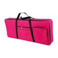 thumbnail image 3 of Xuanheng 61 Key Keyboard Case Handbag Padded Backpack Electric Piano Keyboard Gig Bag Rose Red, 3 of 8