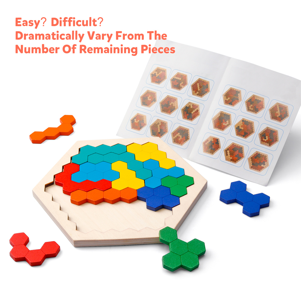 Coogam Blocs de puzzle en bois géométrique Tangram casse-tête puzzle 3D logique QI jeu coloré motif STEM jouets éducatifs cadeau 60 défis à partir de 3 ans pour tous les âges Coogam Blocs de puzzle en bois géométrique Tangram casse-tête puzzle 3D logique QI jeu coloré motif STEM jouets éducatifs cadeau 60 défis à partir de 3 ans pour tous les âges