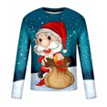 thumbnail image 1 of Pompotops T-Shirt pour Hommes Décontracté à Col Rond à Manches Longues, Chandail, Imprimé 3D, Imprimé Réaliste, en Solde, 1 of 4