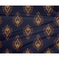 thumbnail image 4 of oneOone Polyester Lycra Fabric Leaves Block Print Fabric BTY 56 Inch Wide, 4 of 4