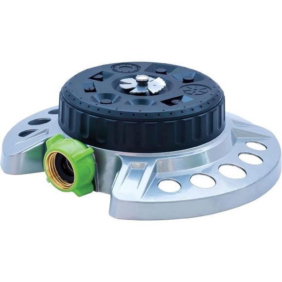 RP-SIST-S - SPRINKLER 9-PATTERN TURRET AND SPINNING ON METAL BASE
