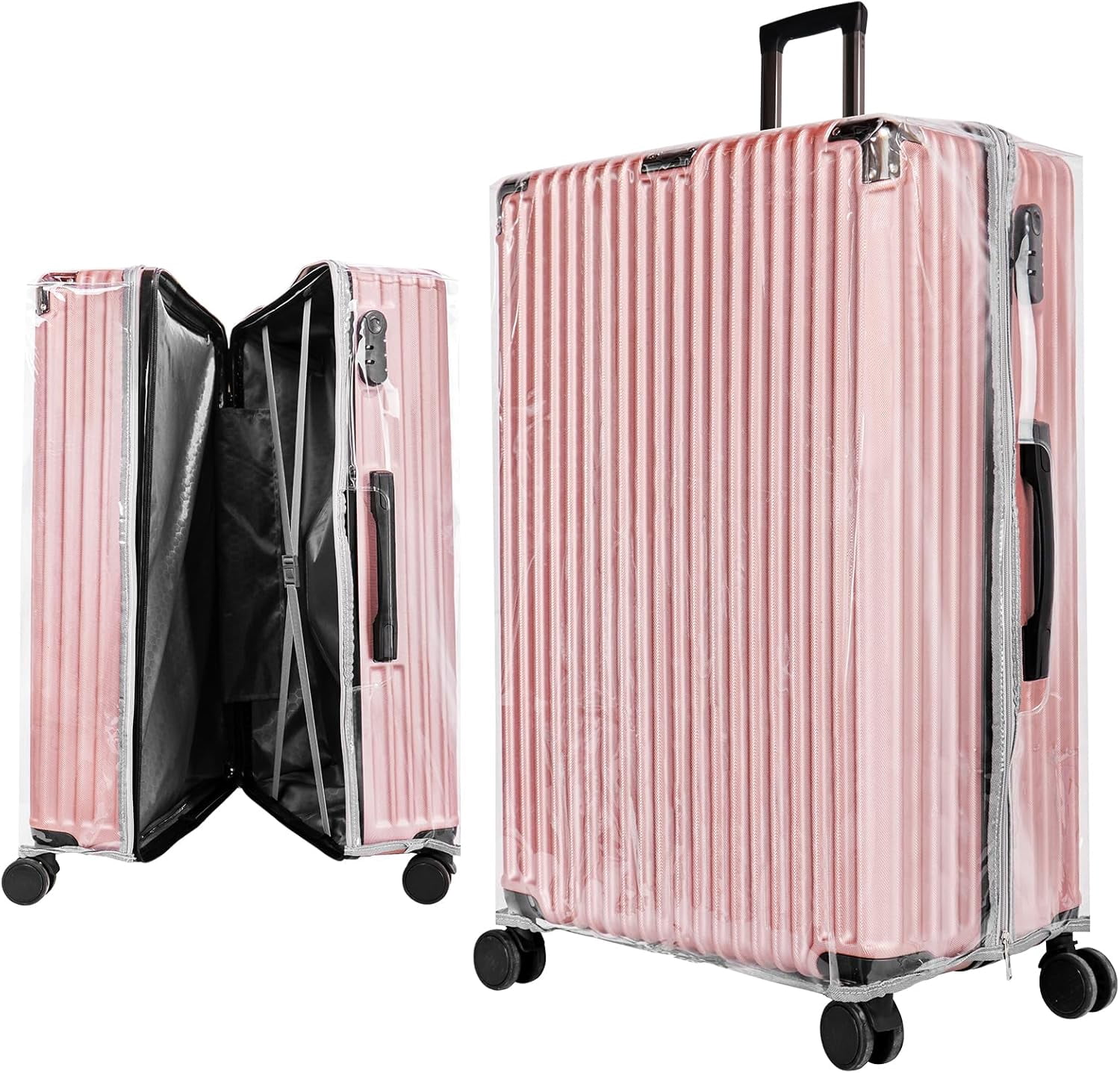 EcoNesxp 30 inches transparent 26 for suitcase luggage protective cover luggage cover