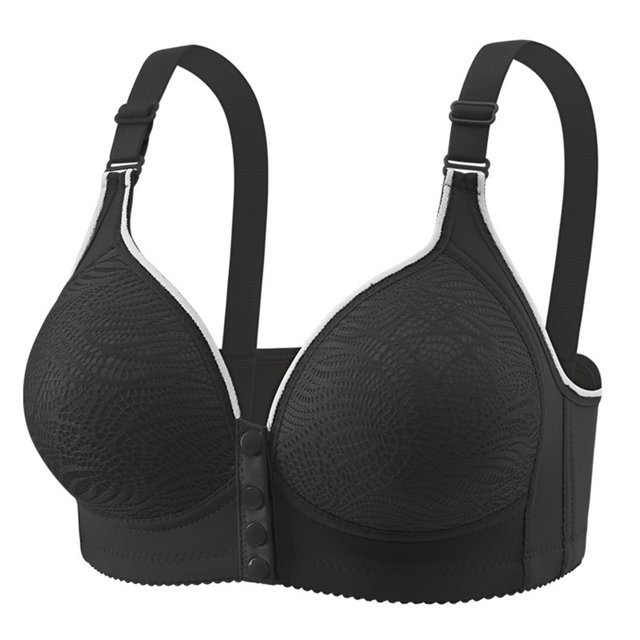 Front Closure Bras Womens Push Up Tshirt Bra No Underwire Full Coverage Wireless Bras Soft Supportive Everyday Bra Bralettes
