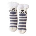 thumbnail image 2 of Chaussettes en Velours d'Agneau Style Mignon pour Femmes Automne et Hiver Maison Plus Velours Épaisses Chaussettes de Sol Bas Bas de compression Multicolores, 2 of 3