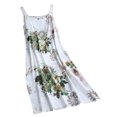 thumbnail image 3 of EGNMCR Robes d'Été Femmes Tendance 2024 Femmes Vintage Sans Manches Grande Taille Bohème à Imprimé Floral Robe Maxi, 3 of 9