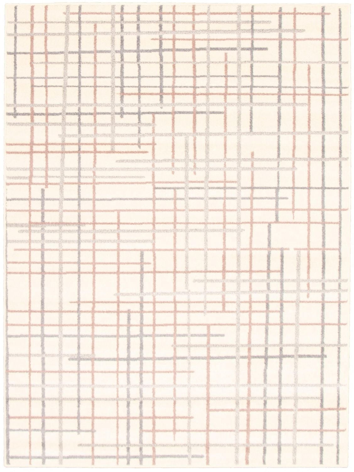 ECARPET Abstract Striped Area Rug, Modern Indoor Carpet Tessa Collection