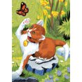 thumbnail image 2 of Royal & Langnickel(R) Mini Color Pencil By Number Kit 5"X7"-Kitten & Butterfly - CPNMIN-105, 2 of 2