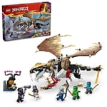 LEGO NINJAGO Egalt le Master Dragon Action Figurine, jeu de combat de héros avec 5 Minifigures Ninja pour le jeu de groupe ou indépendant, Idée cadeau de jouets Dragon pour les garçons et les filles Âge 8 et haut, 71809