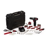 Hyper Tough 12-Volt Perceuse/conducteur sans fil au lithium-ion avec 100 Trousse de projet pour pièces