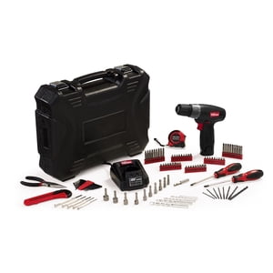 Hyper Tough 12-Volt Perceuse/conducteur sans fil au lithium-ion avec 100 Trousse de projet pour pièces