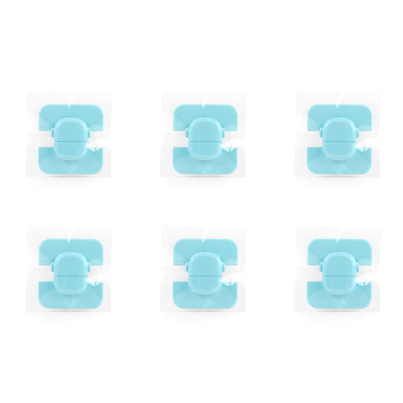 ZheElen 6 Pcs, Mousqueton, Verrou de Sécurité, Verrou, Solide durable, Longue Durée, Conçu pour Prévenir Adapté aux Portes, Boîtes et Peut s'Ouvrir