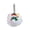 White Snowman, variant on HCBY Christmas Themed Bath Shower Loofah Sponge Pouf - Santa, Snowman, Elk Pattern with Hanging Loop for Holiday Bath Time & Festive Bathroom Deco