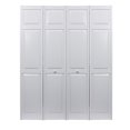 thumbnail image 2 of Spectrum SEAPP72 72 x 80 in. Seabrooke PVC Raised Panel Bifold Door, White, 2 of 5