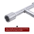 thumbnail image 4 of Unique Bargains 3 Way Wrench, 8mm 10mm 12mm Socket T Handle for Repairing Bicycle, Automobile and DIY, 2 Pack, 4 of 5