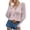 Rose, variante sur Cardigan Élégant pour Femme à Manches Longues, Col en V, Ouvert à l'Avant, Chandail Tricoté Léger, Pièce Superposée Décontractée et Tendance pour le Quotidien