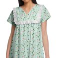 thumbnail image 3 of Moomaya Nuisette en Dentelle de Coton pour Femmes Col en V Imprimé, 3 of 5