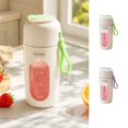 thumbnail image 1 of Vacemry 2Pcs Portable Electric Juicer Cup, Large Capacity Blender for Fresh Fruit Juice Making, Mini Wireless Juicer Machine for Home Office Travel Daily Use, 1 of 9