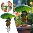thumbnail image 2 of Base de Parasol d'Extérieur, Figurine de Jardin avec Parasol pour Accent d'Extérieur, 2 of 9