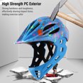 thumbnail image 4 of Led Adjustable Breathable Kids Bike Helmets Toddler Lightweight Full Face Bike Helmets with LED Light, 4 of 7