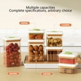 thumbnail image 4 of SLYNSHome Airtight Food Storage Containers with Lids,Stackable One Button Opening Food Containers Kitchen Pantry Storage Bin for Snack Coffee Sugar - 3.15 inch, 4 of 9