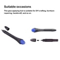 thumbnail image 4 of Glue Pen with LED Light Portable Plastic Aluminum Welding Tool Portable Wood Leather Adhesive Applicator Refillable Applying Tool DIY Crafting Pen, 4 of 9