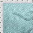 thumbnail image 3 of oneOone Velvet Turquoise Blue Fabric Geometric Craft Projects Decor Fabric Printed by The Yard 58 Inch Wide, 3 of 4