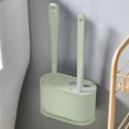 thumbnail image 1 of UsRHHA Toilet Bowl Brush Set with 3 Type Brushes, Round Flat Slit Brush for Thorough Cleaning Corner Hygiene, Bathroom Toilet Cleaner, 1 of 6