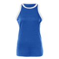 thumbnail image 4 of HBFAGFB Débardeurs pour Femmes Mode Col Rond Sans Manches Hauts Ajustés Légers Gilet Polyvalent Bleu Taille TTG, 4 of 4